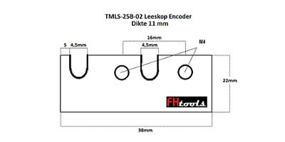 Tekening Leeskop TMLS-25B-02 400x200