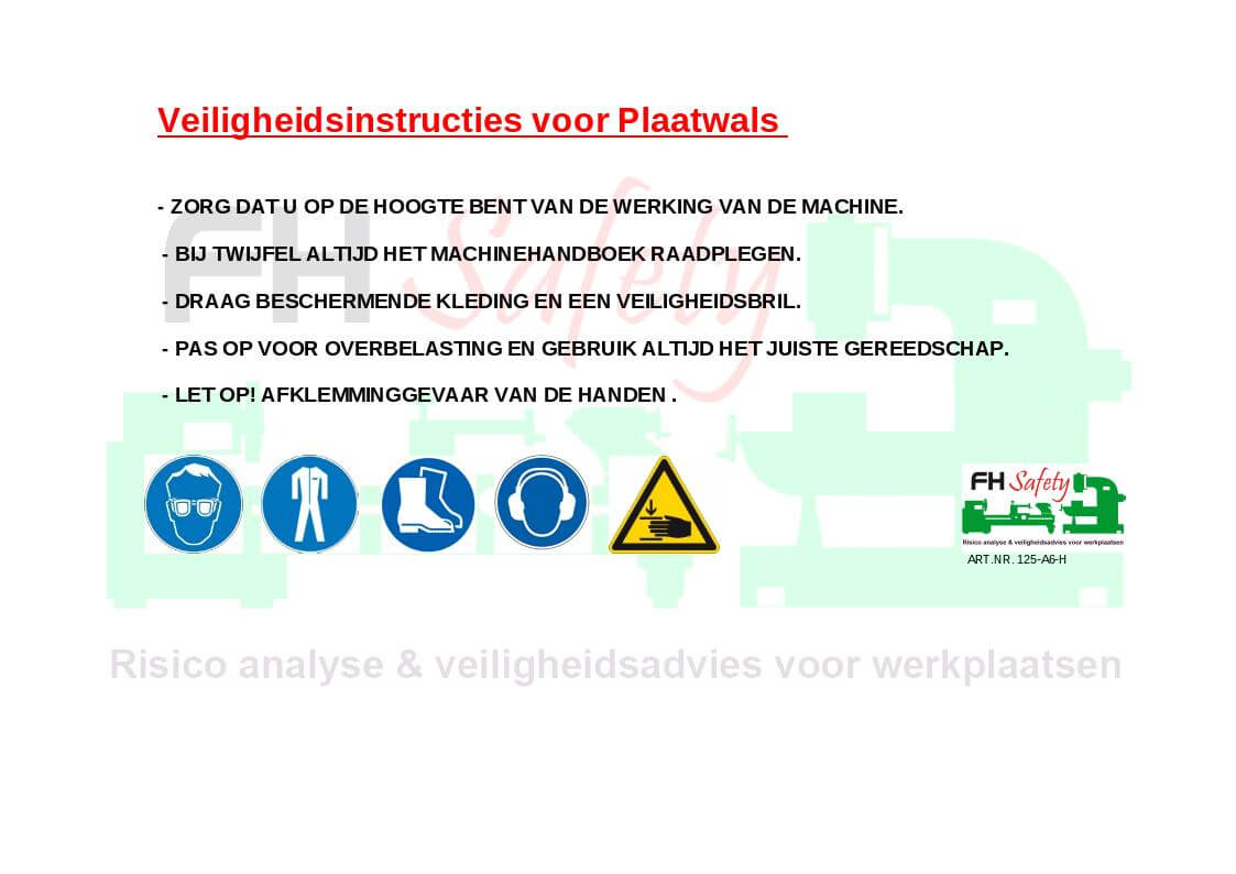 125-A6-H_Plaatwals_handbediend_