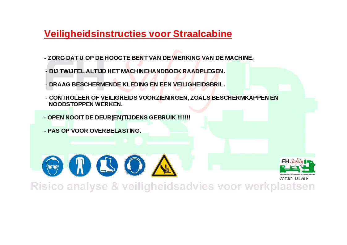 129-A6-H_Straalcabine_
