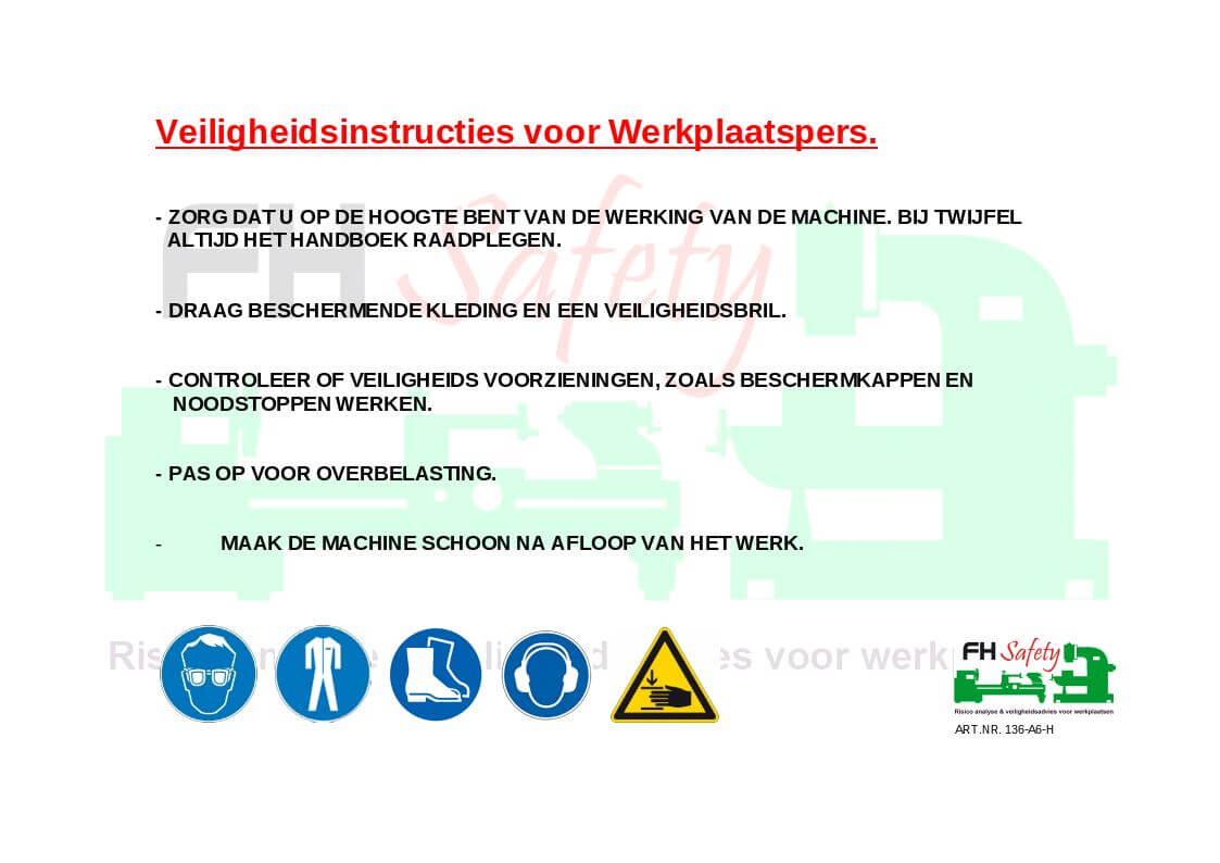 136-A6-H_Werkplaatspers_electrisch_