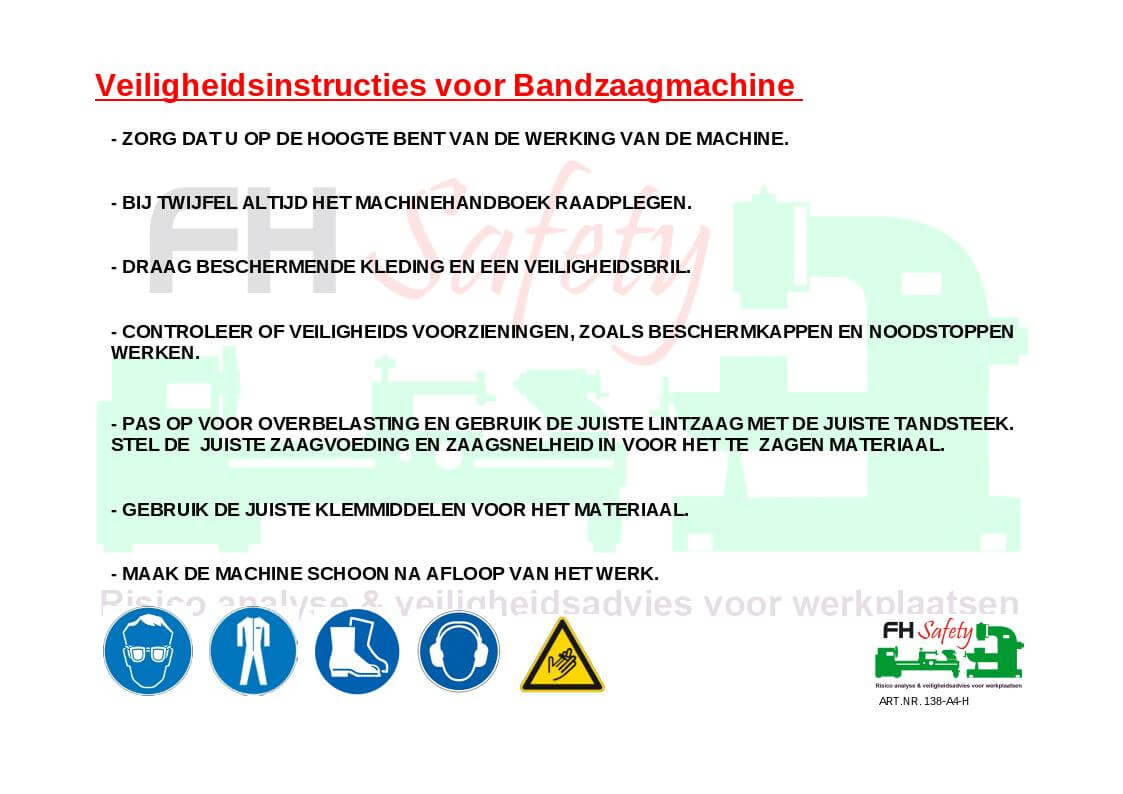 138-A4-H_Bandzaagmachine_
