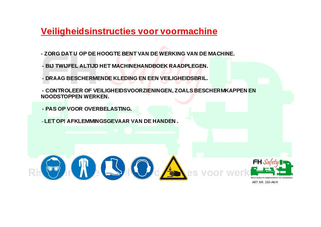 150-A6-H_Voormachine_electrisch_